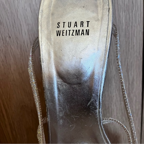 Stuart Weitzman Cinderella Heel - Women | Color: Silver | Size: 11 - Picture 4 of 5